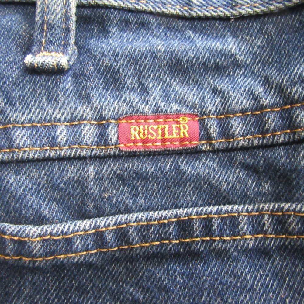 Rustler Blue Jeans Pants 42 X 30 - Picture 8 of 10